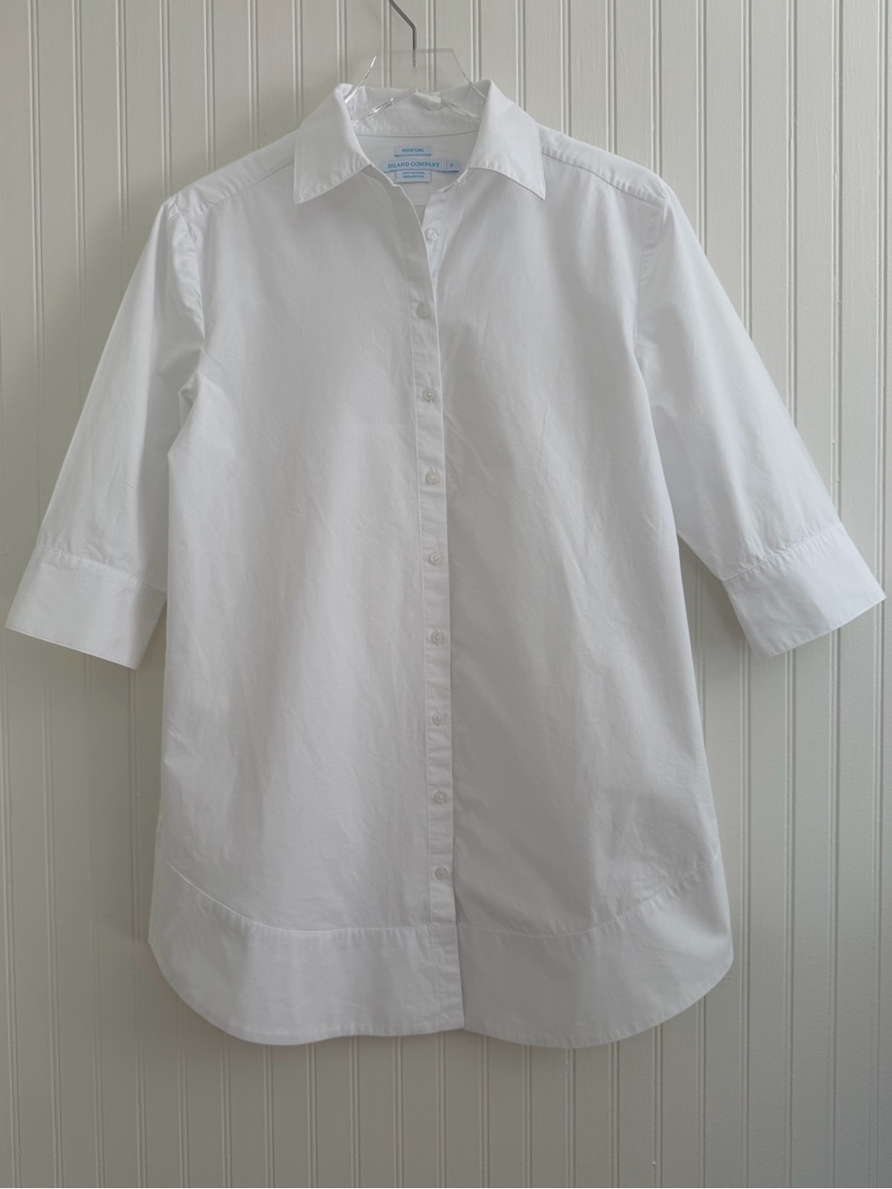 Island Company Provo Tunic in Optic White
